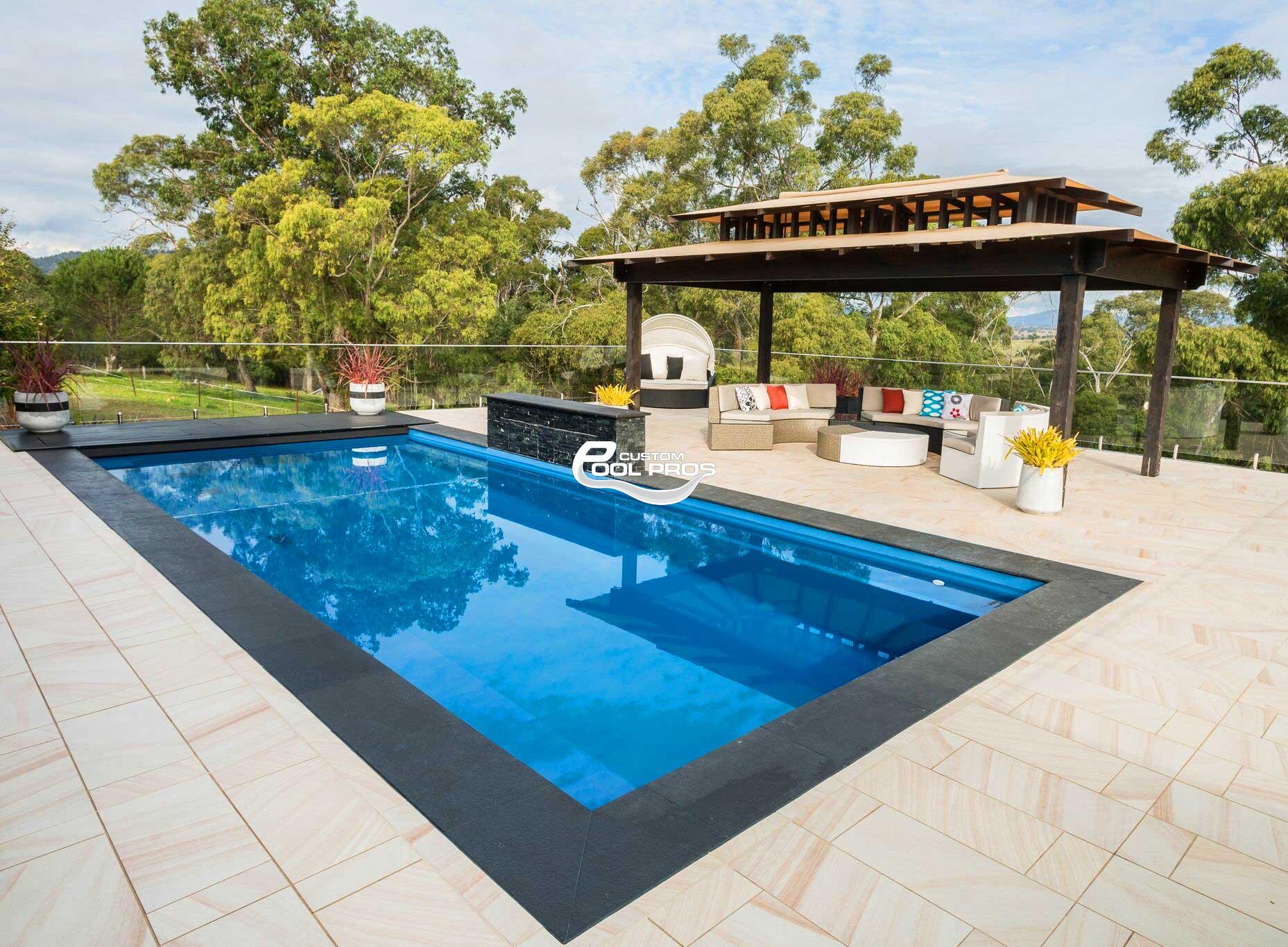 types of fiberglass pools