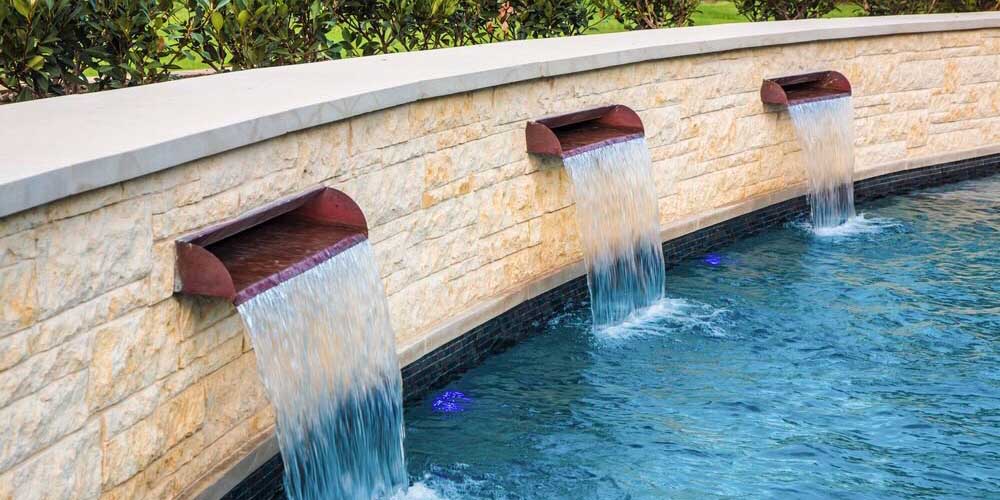 Scuppers Pool Water Features