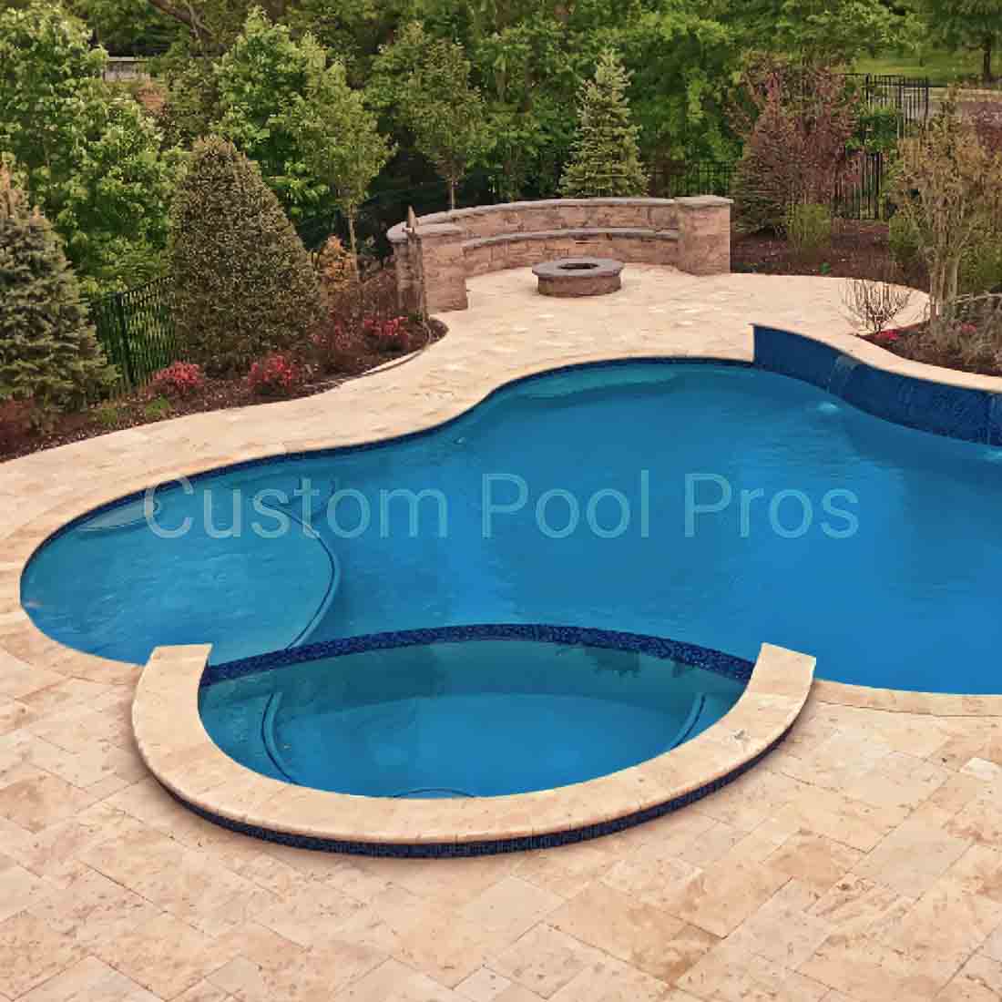 How is a Concrete Pool with Vinyl Liner made