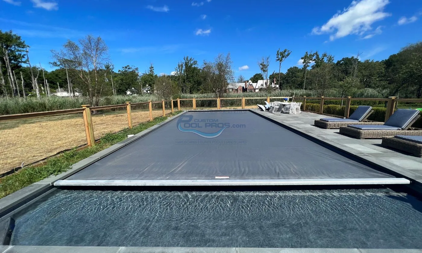 inground swimming pool auto cover, inground pool