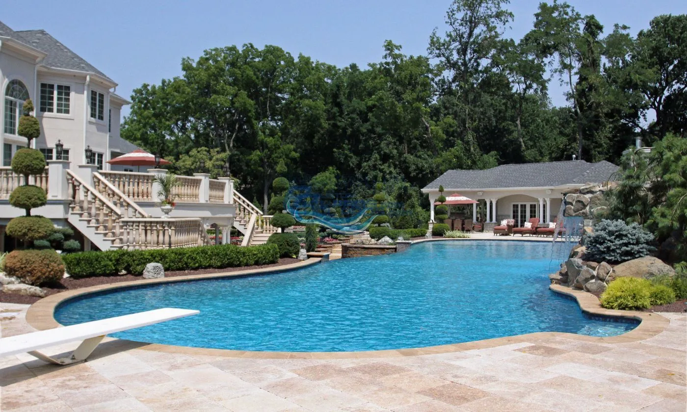 Inground pool in New Jersey properties
