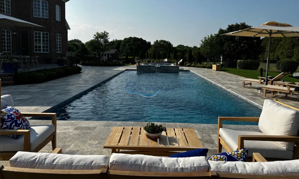 Inground pools built in New Jersey backyards